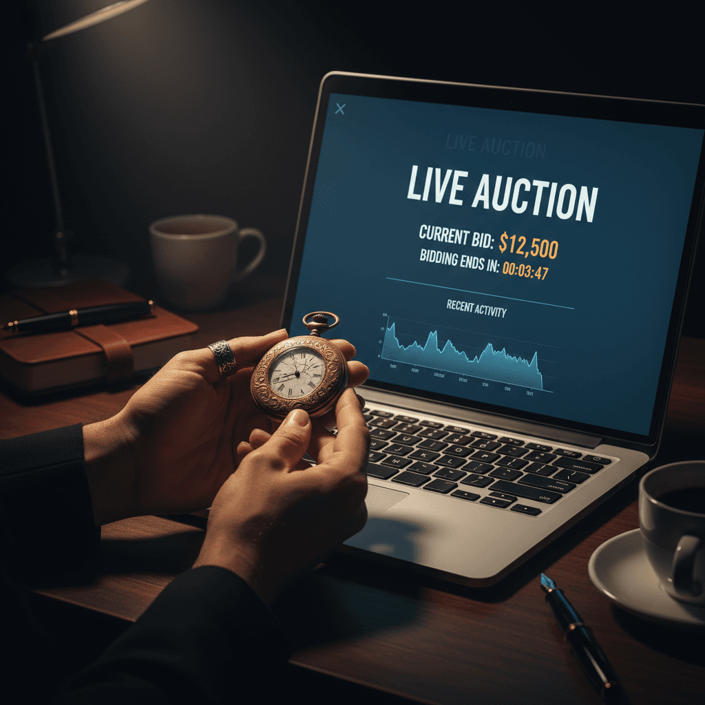 Online auction listing showing items sold through Whatnot platform