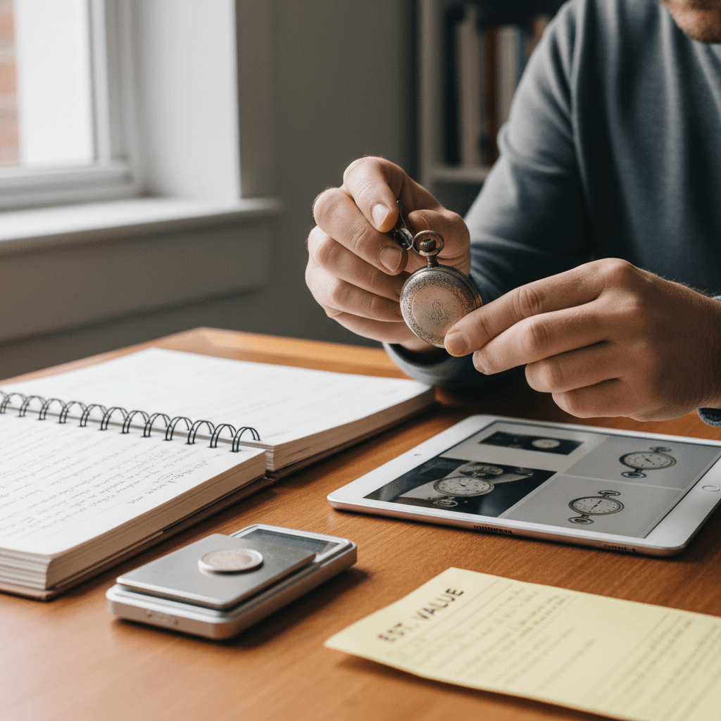 Expert appraisal of vintage item with research and valuation notes